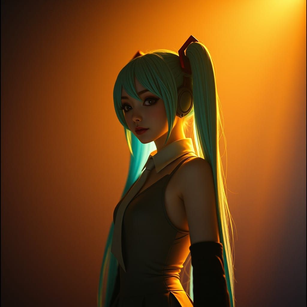 Hatsune Miku in Epic Cinematic Style