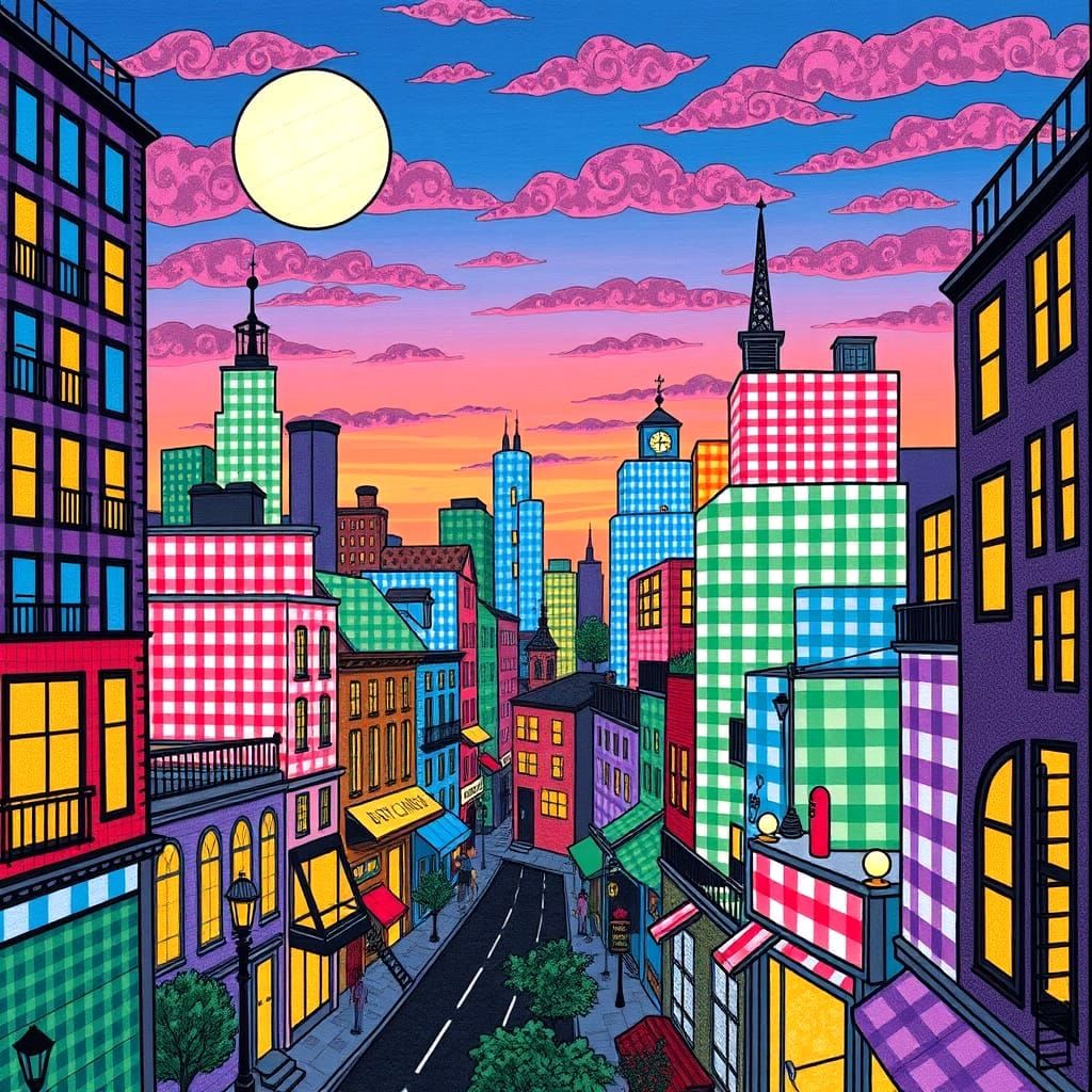 Vibrant Gingham Patterns Redefined