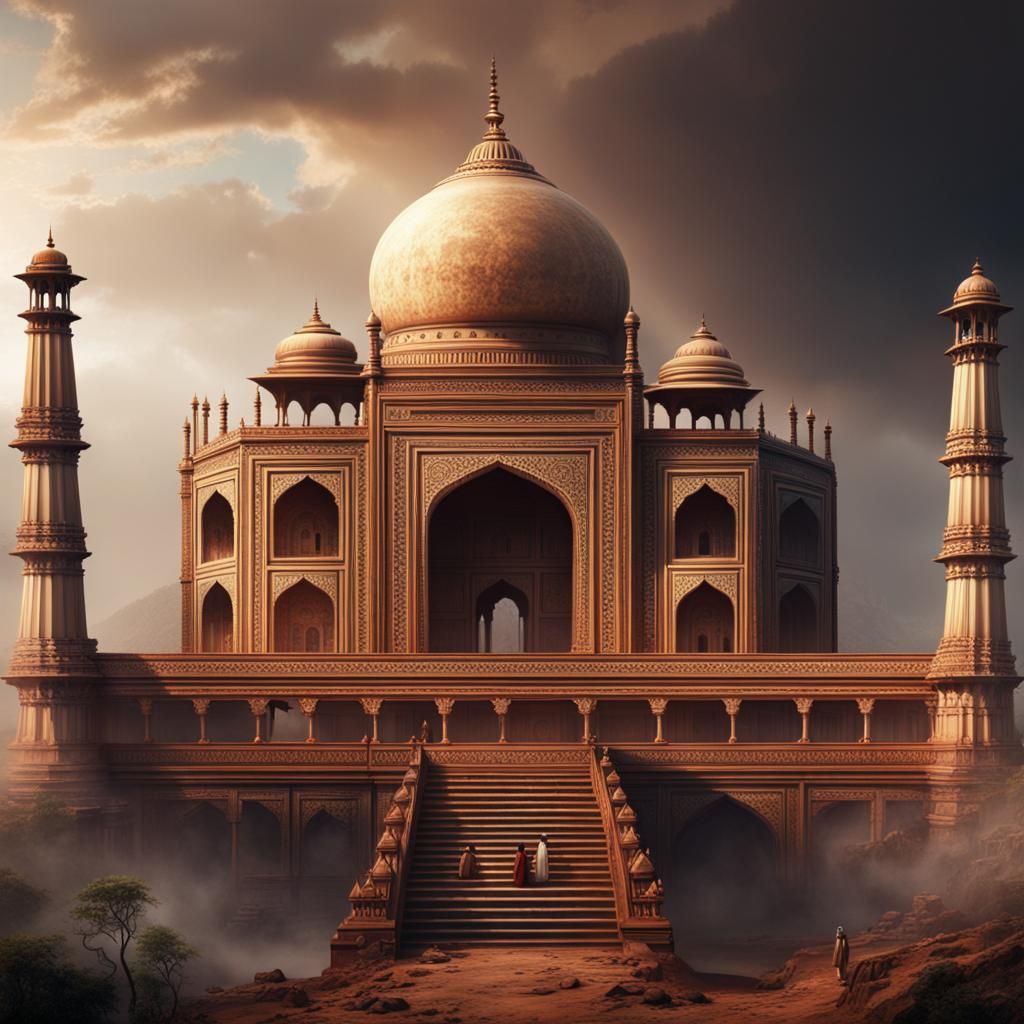 Stunning Digital Matte Painting of India
