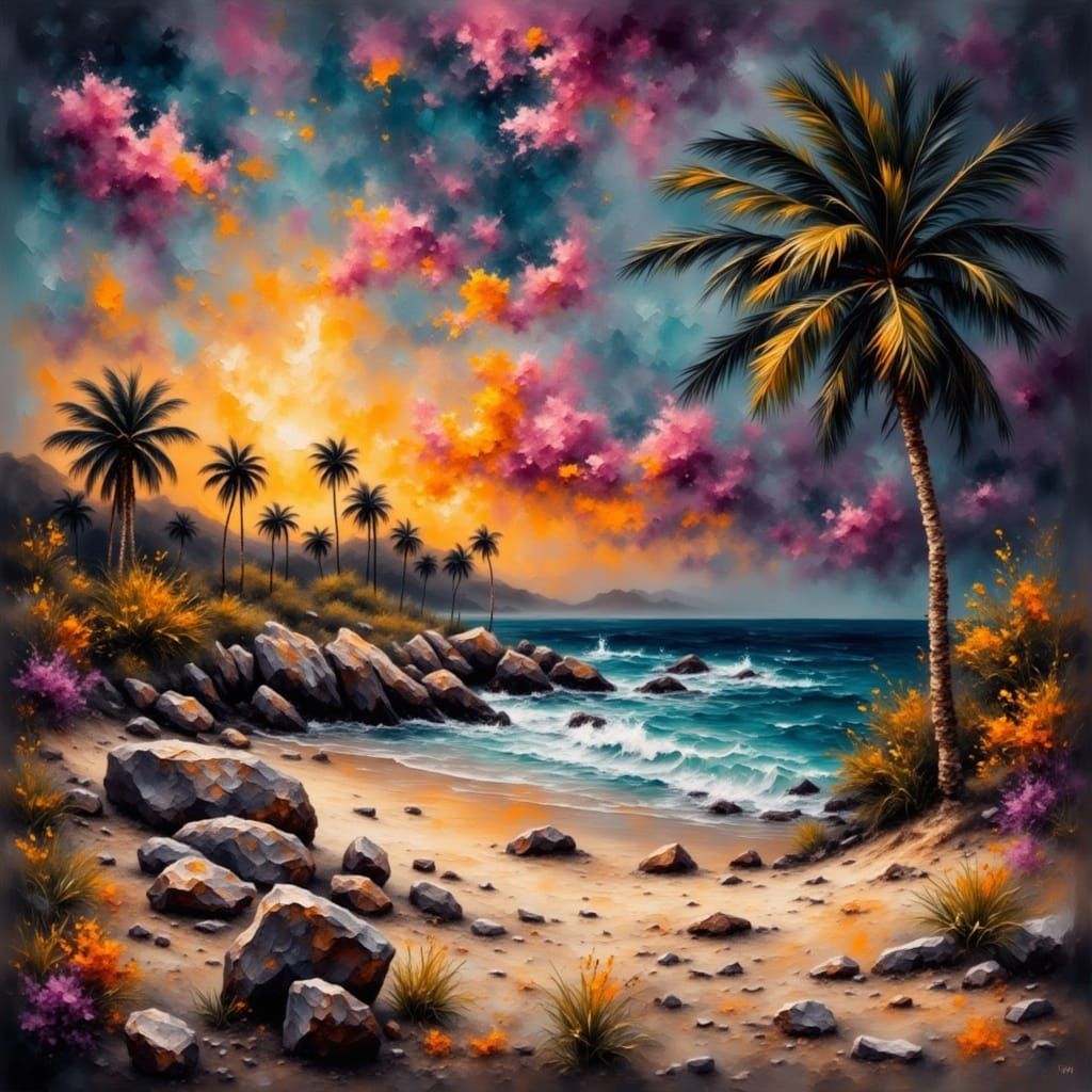 Sunset in Blanchisseuse...