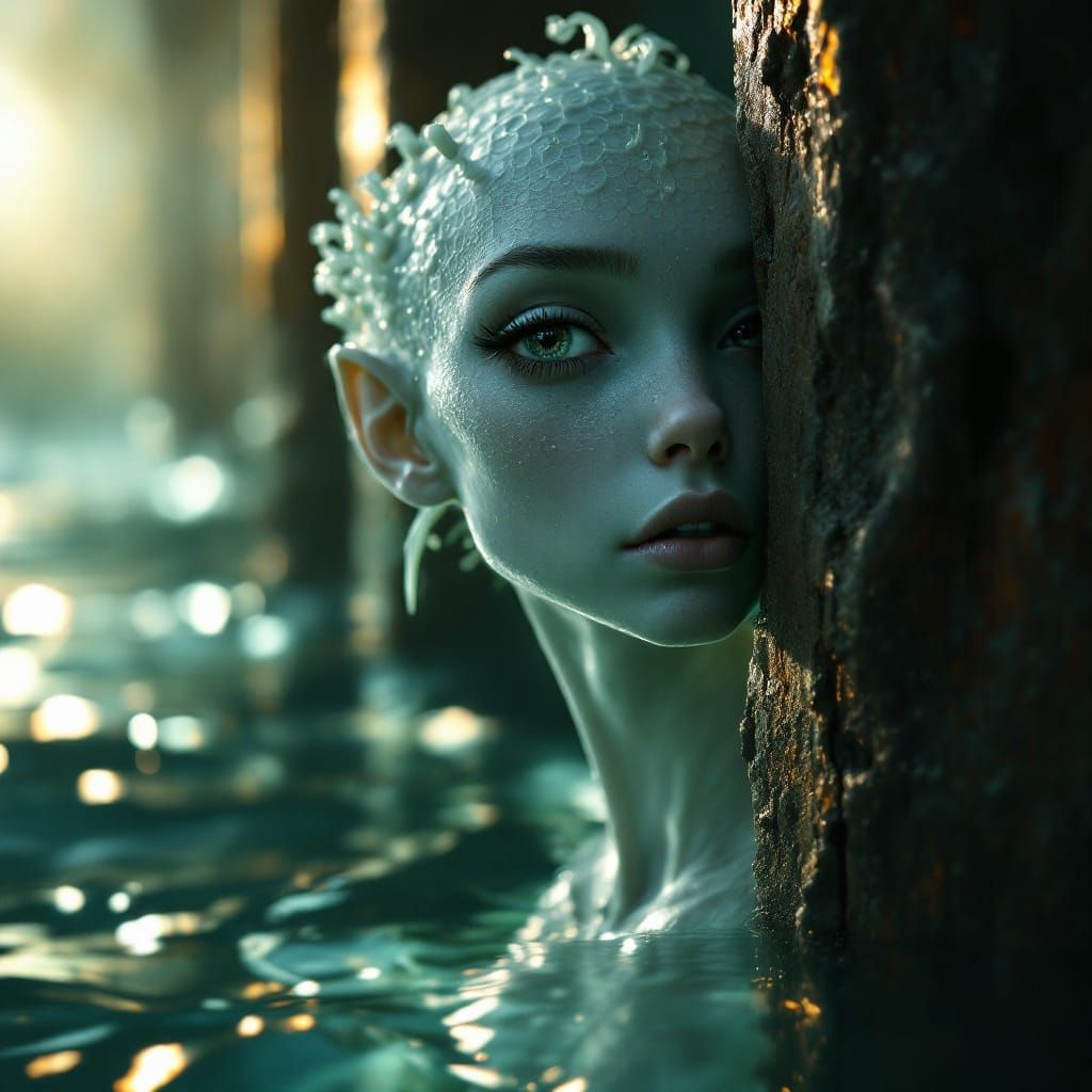 Underwater Kelp Nymph Emerges in Cinematic CGI