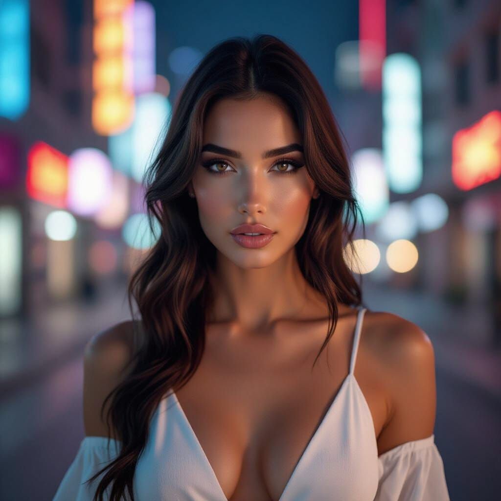 Modern Greek Goddess as Confident Gamer