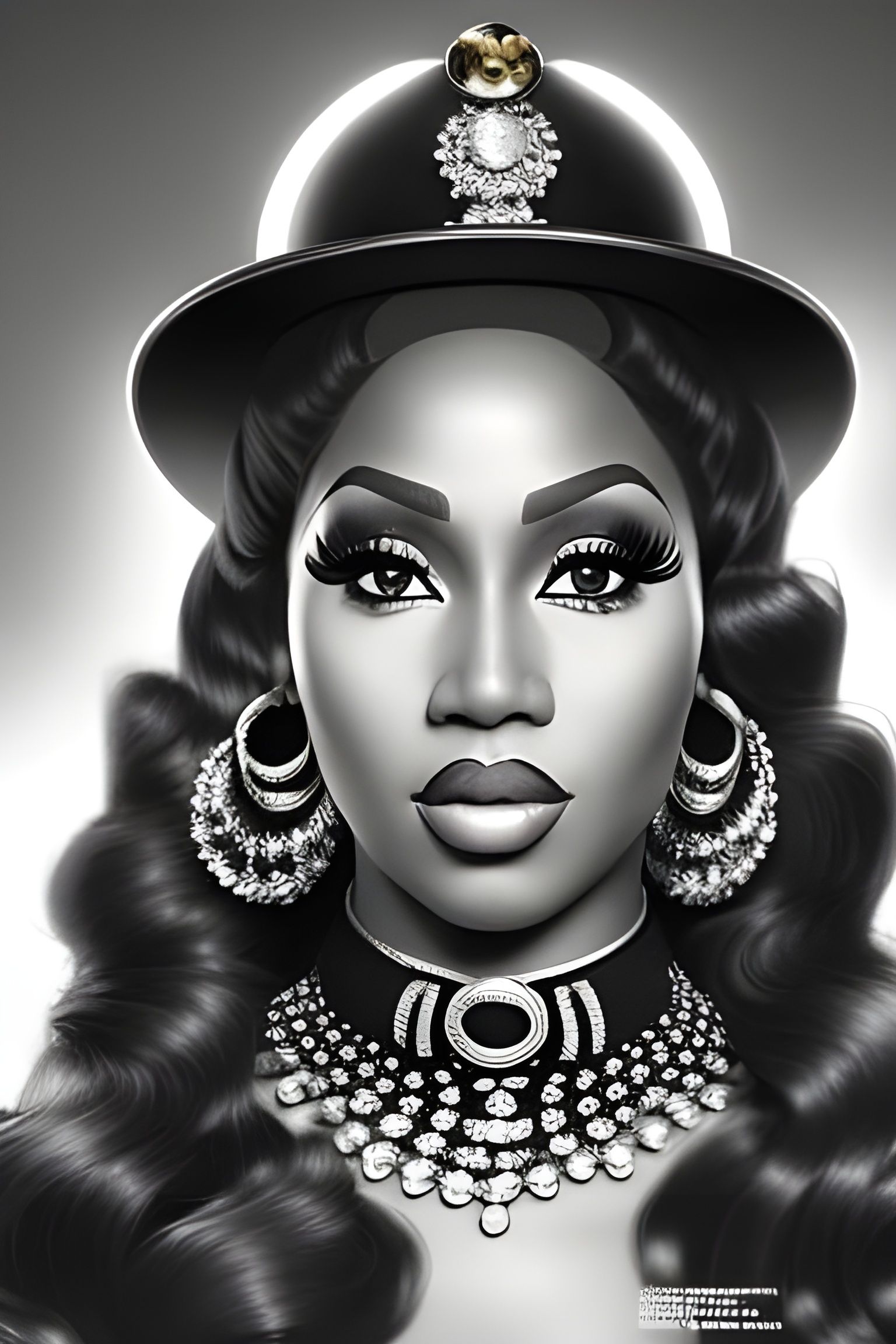 1930s Portrait in Black and White