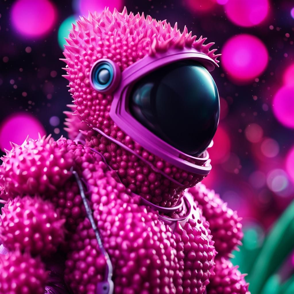 Dragon Fruit Alien Space Suit in Space Hub