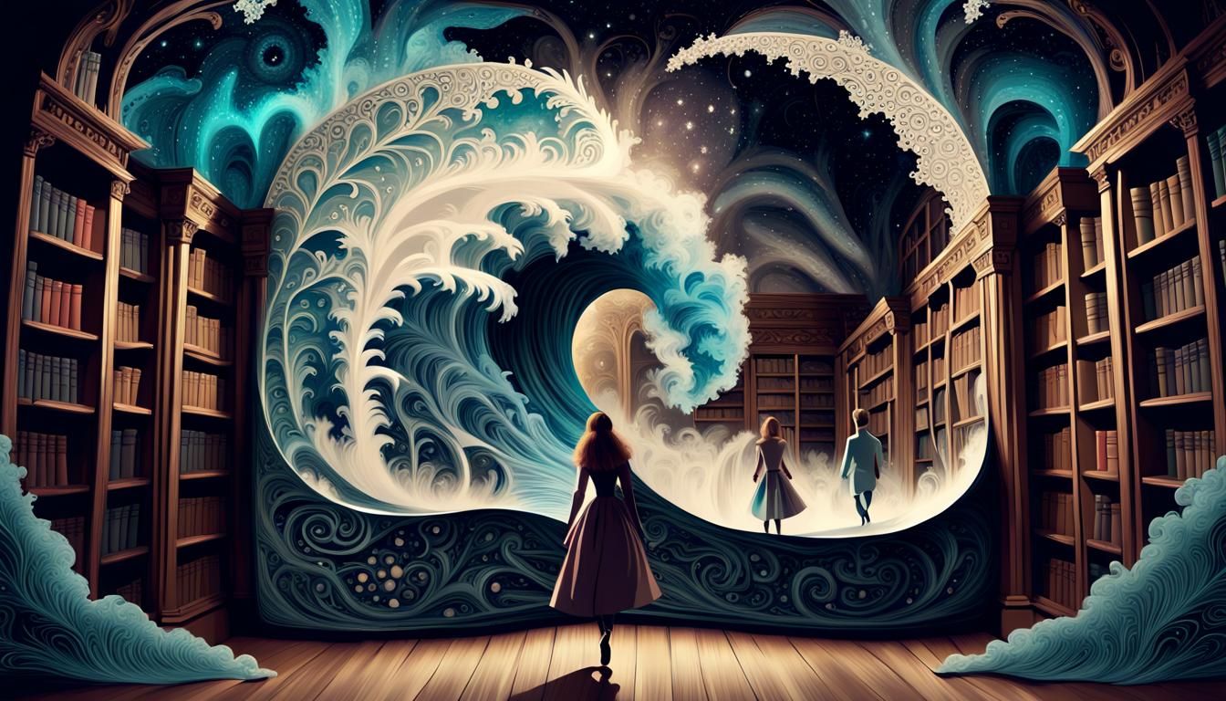 Fairytale Characters Enter Narnia From Art Book