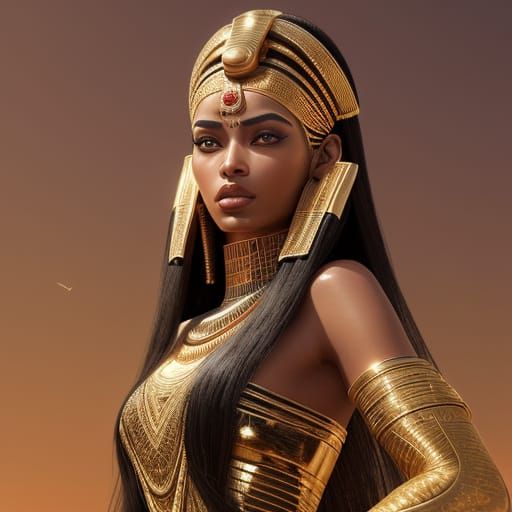 Egyptian Goddess of Elegance and Mystery