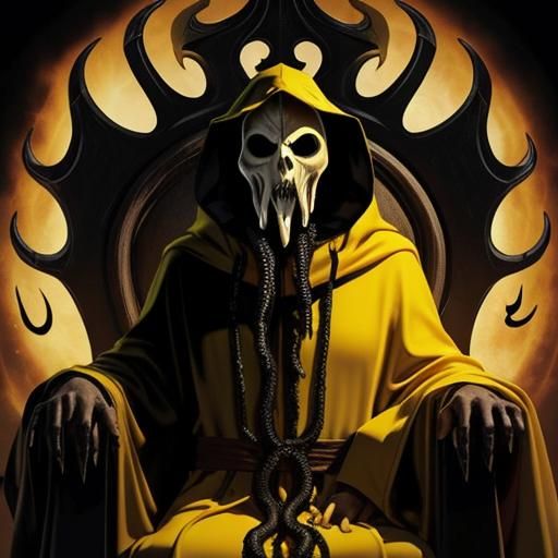 Eerie Hastur, Eldritch God in Yellow Robe