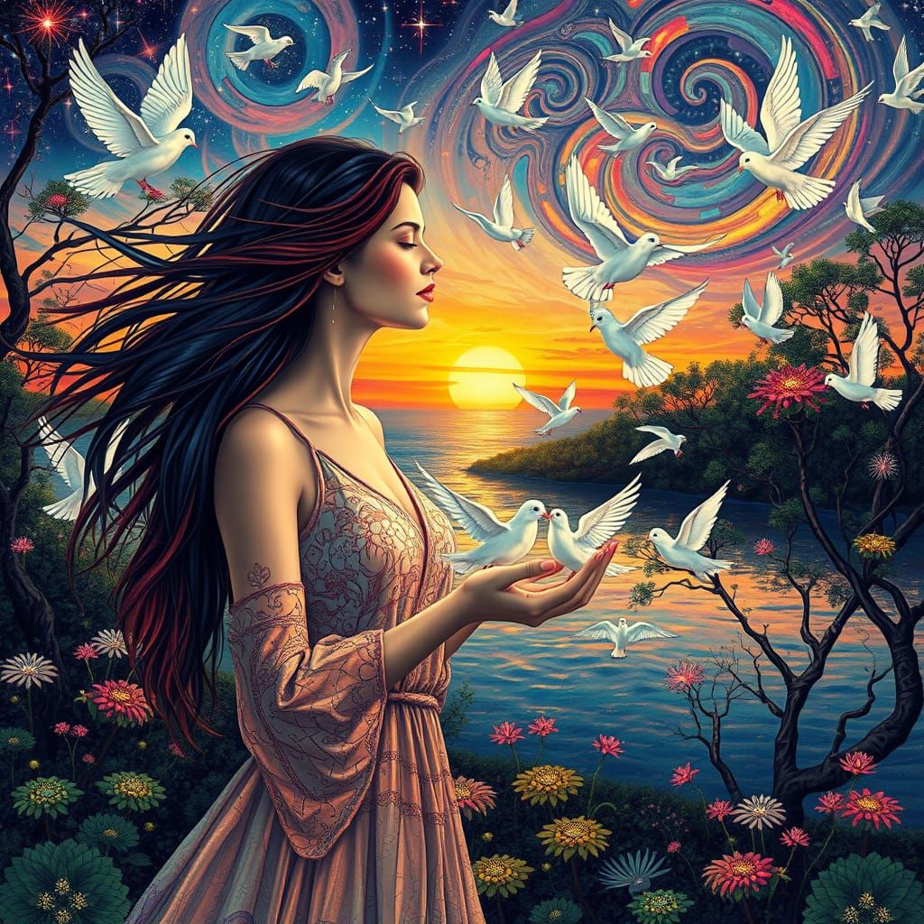 Psychedelic Summer Nights: Sacred Geometry Utopia