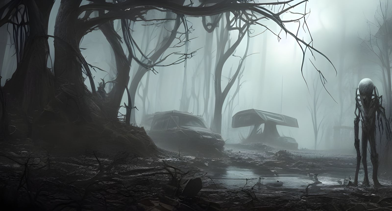 Dark Post-Apocalyptic Alien Future in Unreal Engine 5