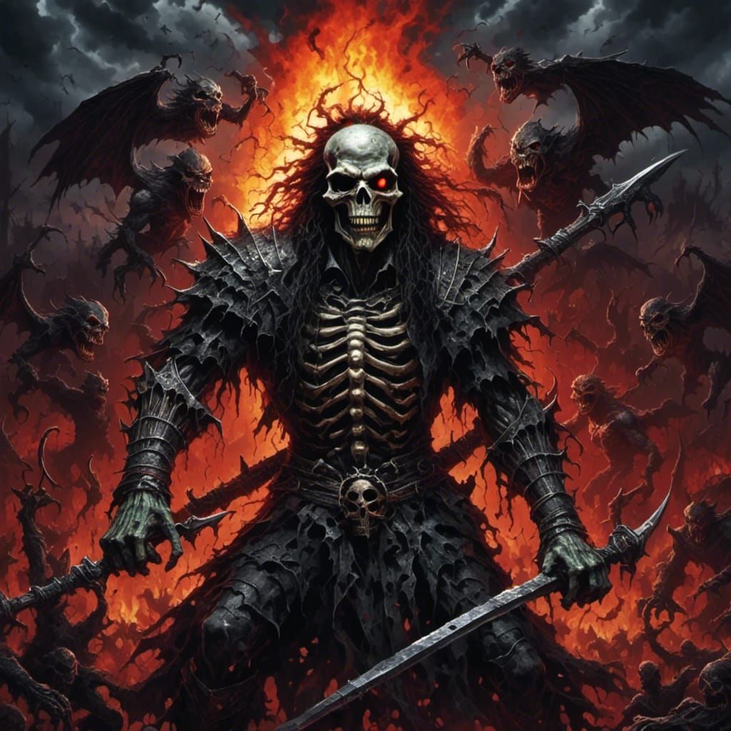 Vengeful Rebirth: A Scary and Powerful Figure