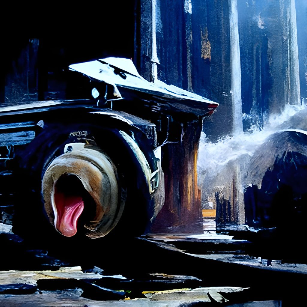 Expressive Oil Painting of Loud Noises