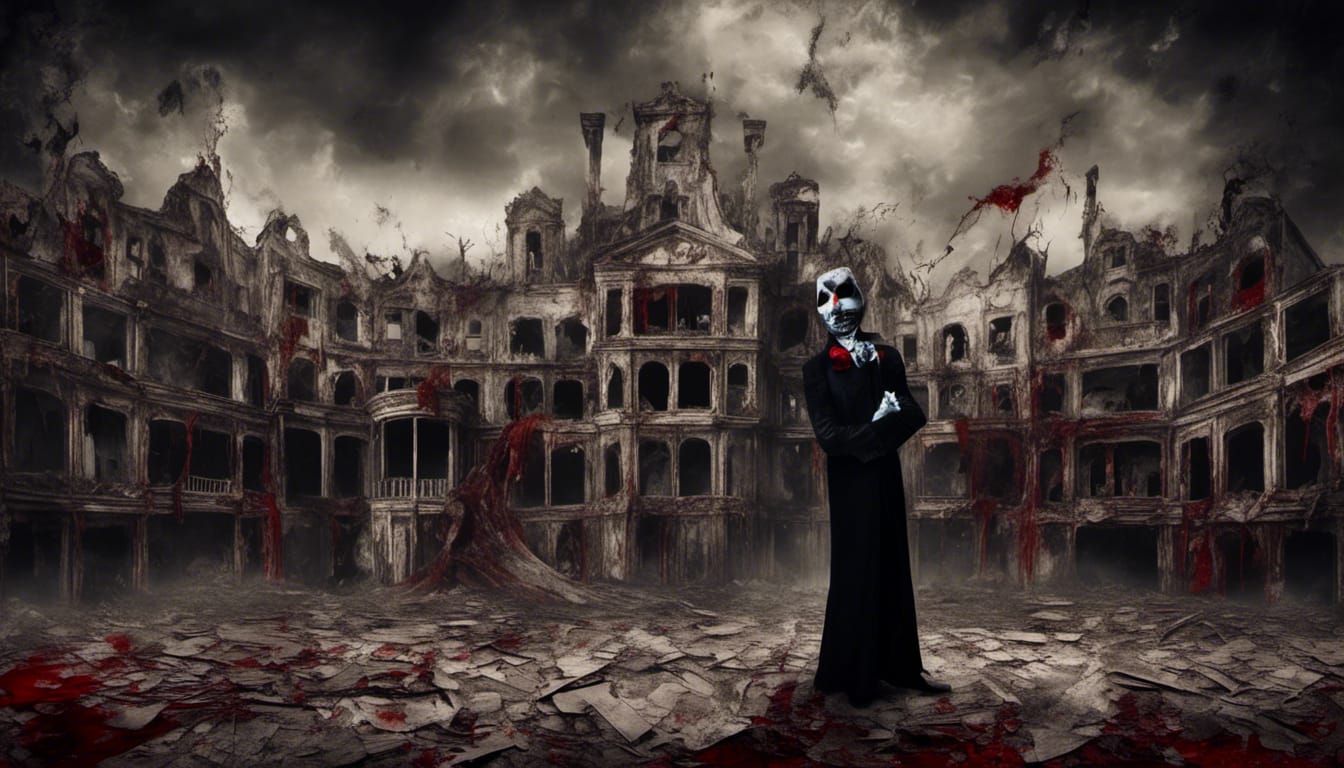 Phantom of the Opera in Macabre Surrealism