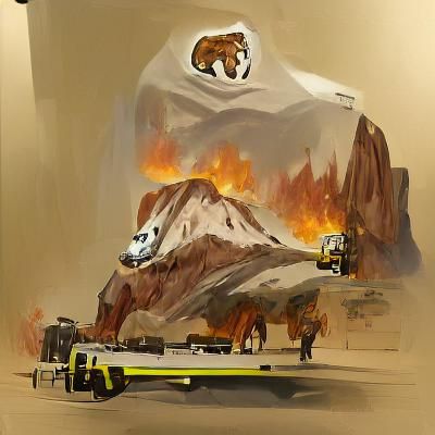 Mountain Lion Firefighter: Concept Art
