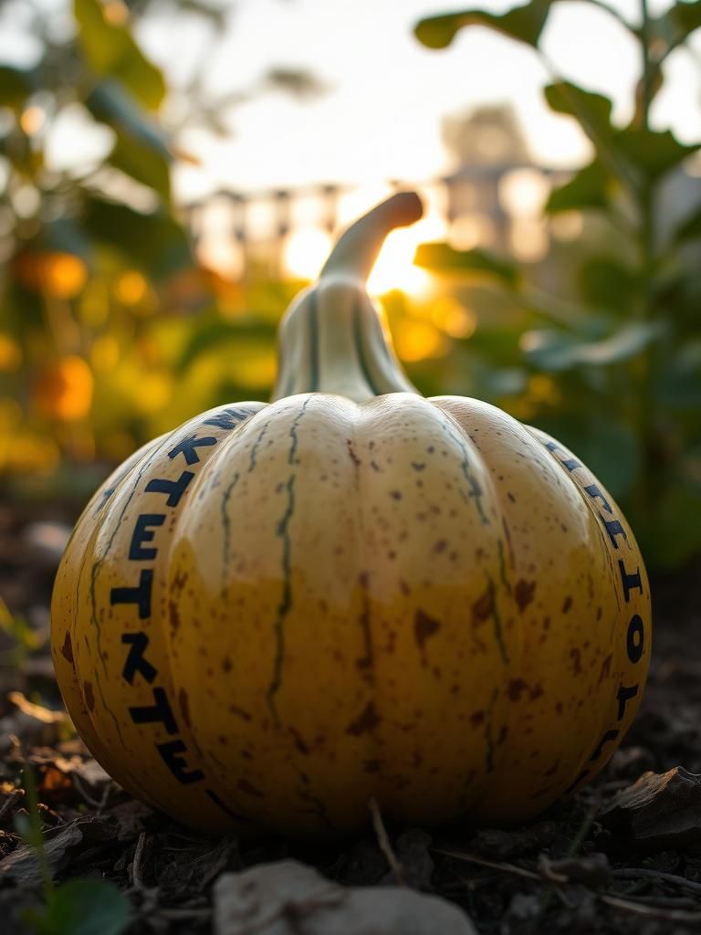 Golden Hour Gourd: Still Life Photography