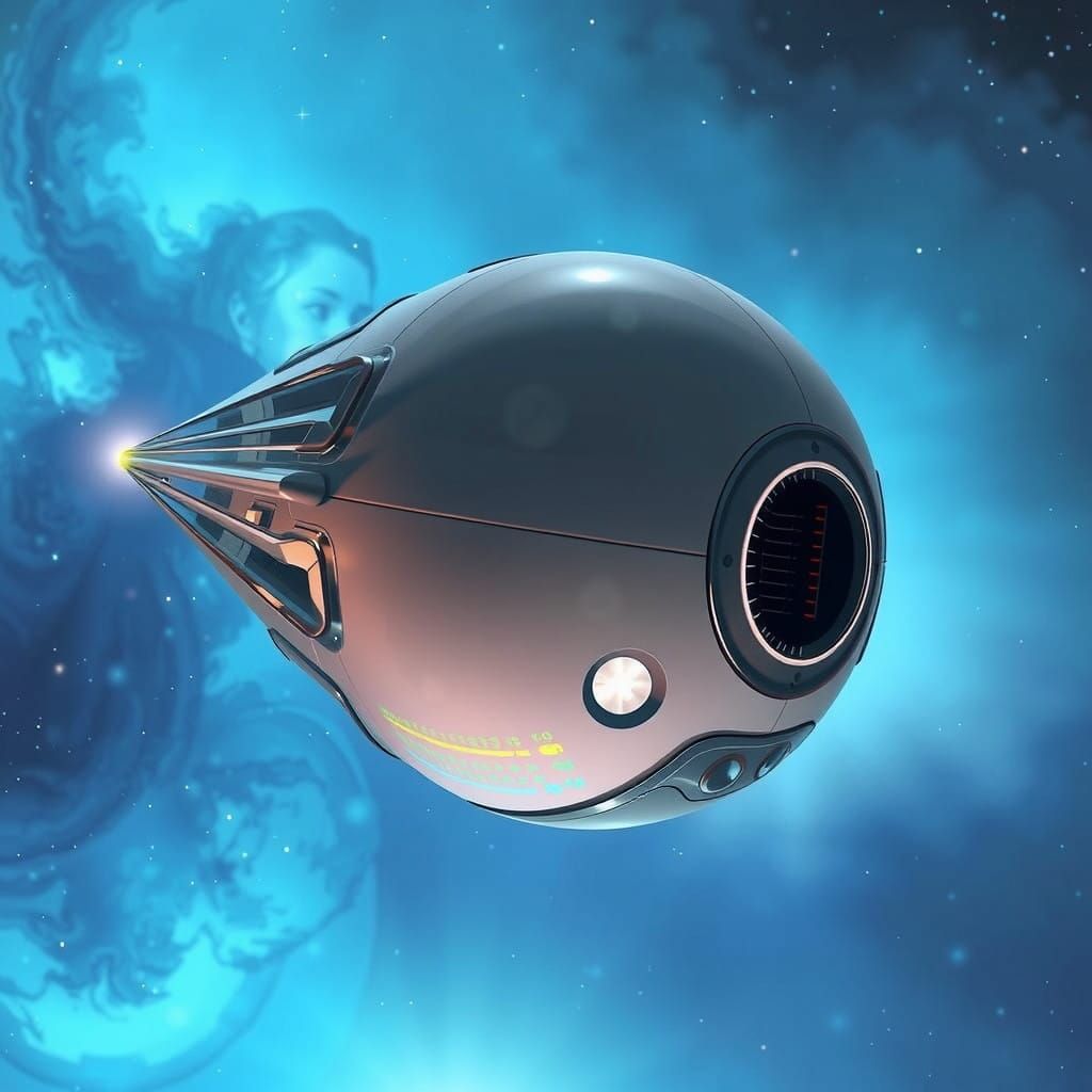 Cosmic Medical Specialist in Vibrant Nebula