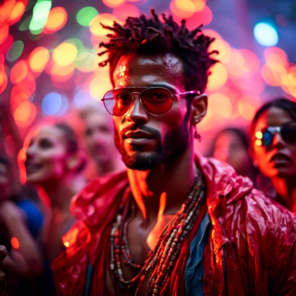 Stylized Raining Scene in Digital Art