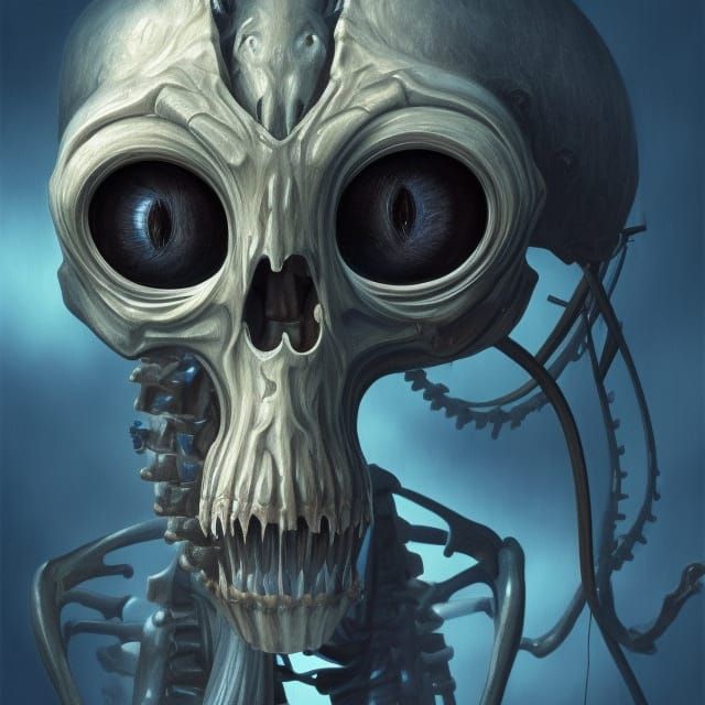 Skeleton character