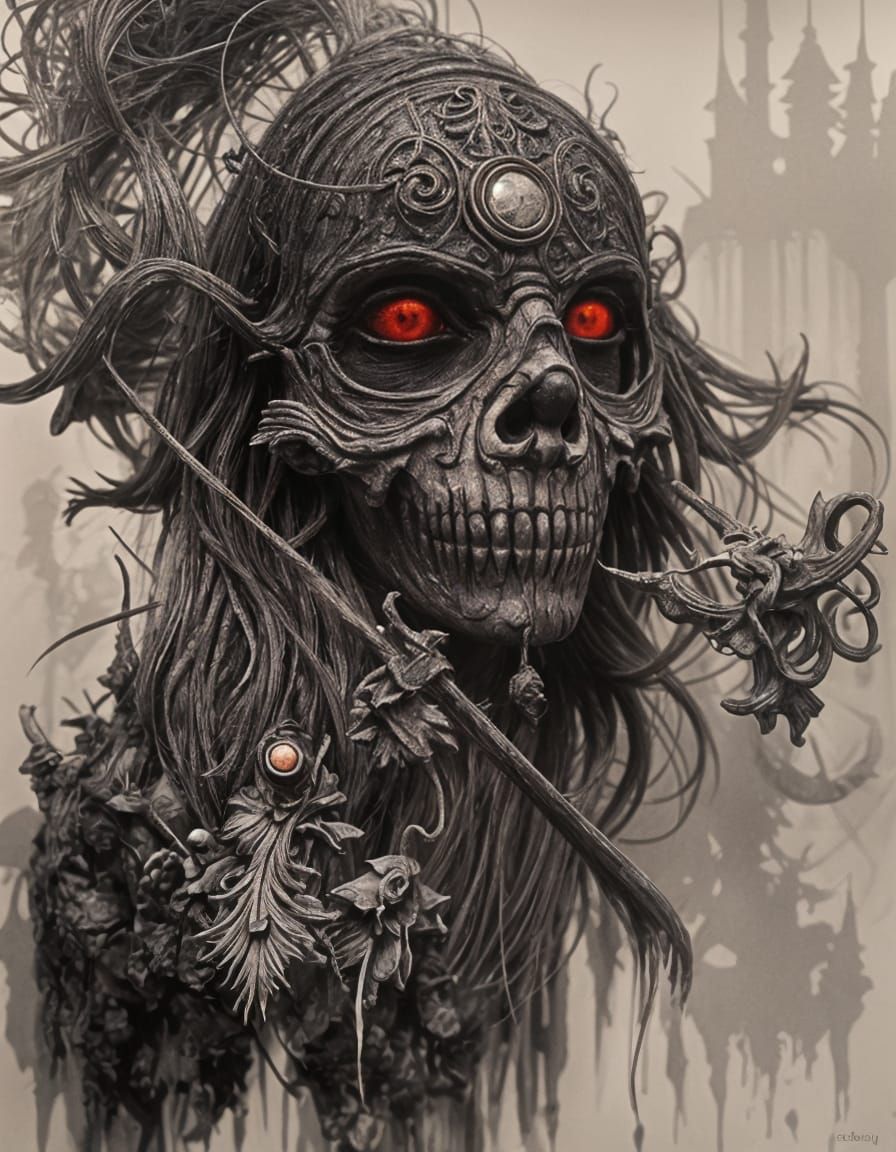 Hyperdetailed Study in Shadow Depth