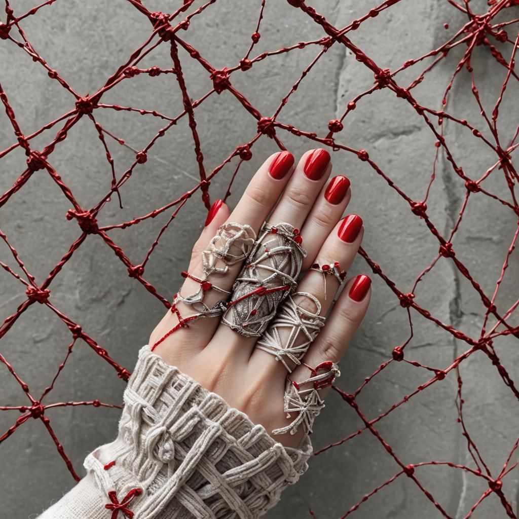 Hands Holding a Magical Orb in Dreamlike Atmosphere