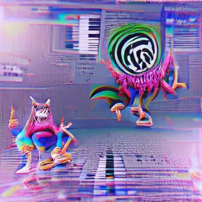 AI Generated Weirdcore Image