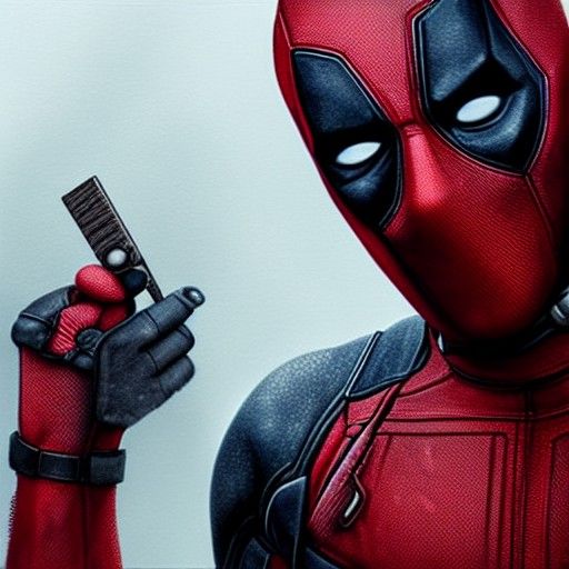 Ryan Reynolds as Deadpool Digital Illustration