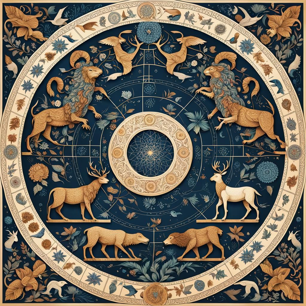 Vitruvian Animals in Renaissance Style