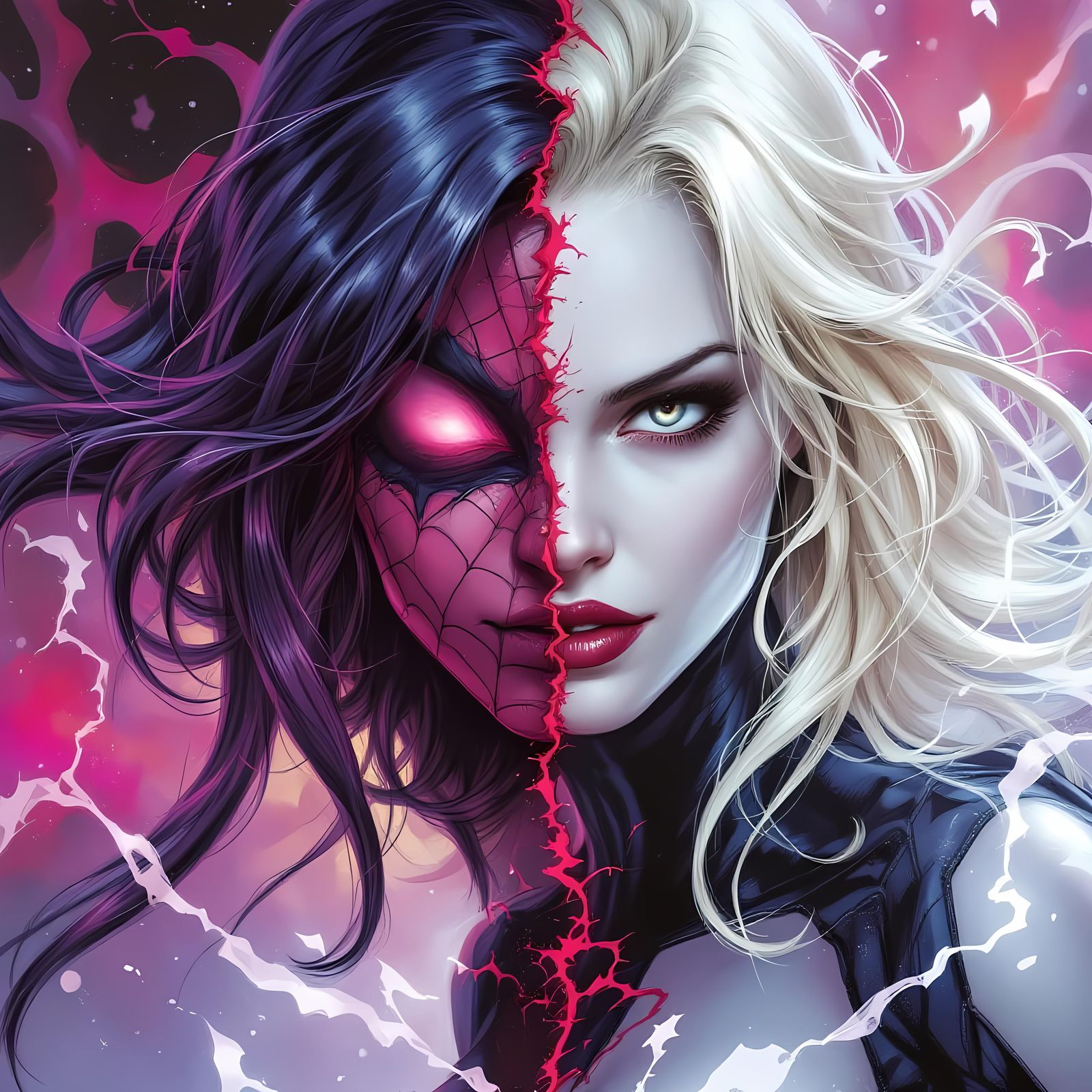 Ghost-Spider Gwen Stacy: Jekyll and Hyde Comic Art