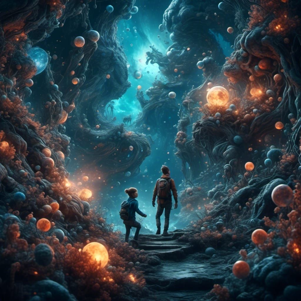 Hyperrealistic Sci-Fi Scene in 64k Resolution