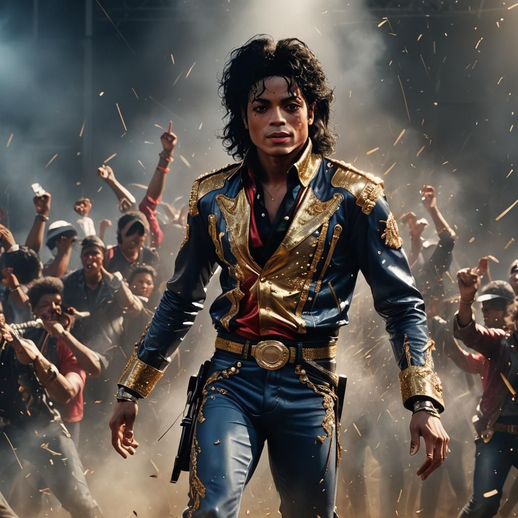 Hyperrealistic Michael Jackson Portrait in 8k Resolution