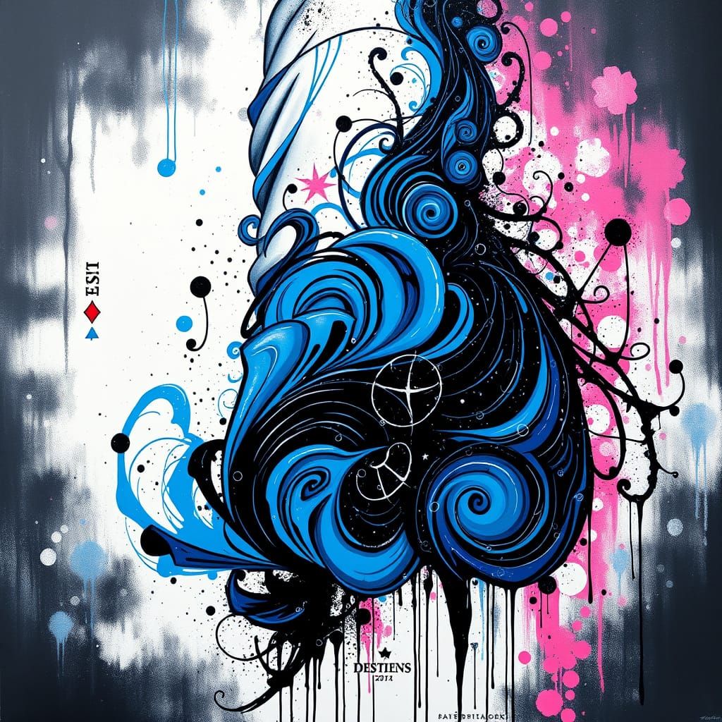 Graffiti Art: Sleeve of Destiny with Card Game Elements