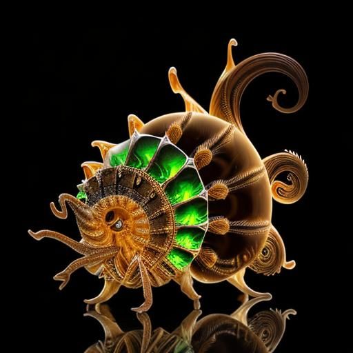 Sand Creature Dissolving into Swirl of Sand