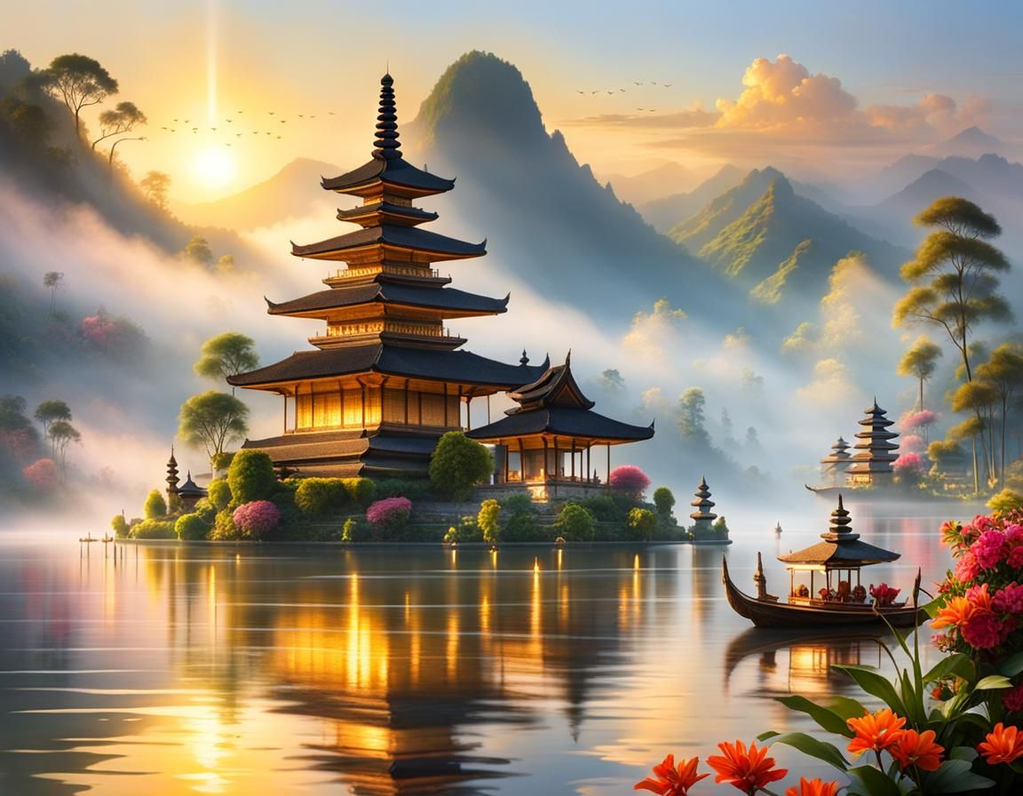 Pura Ulun Danau Bali Indonesia