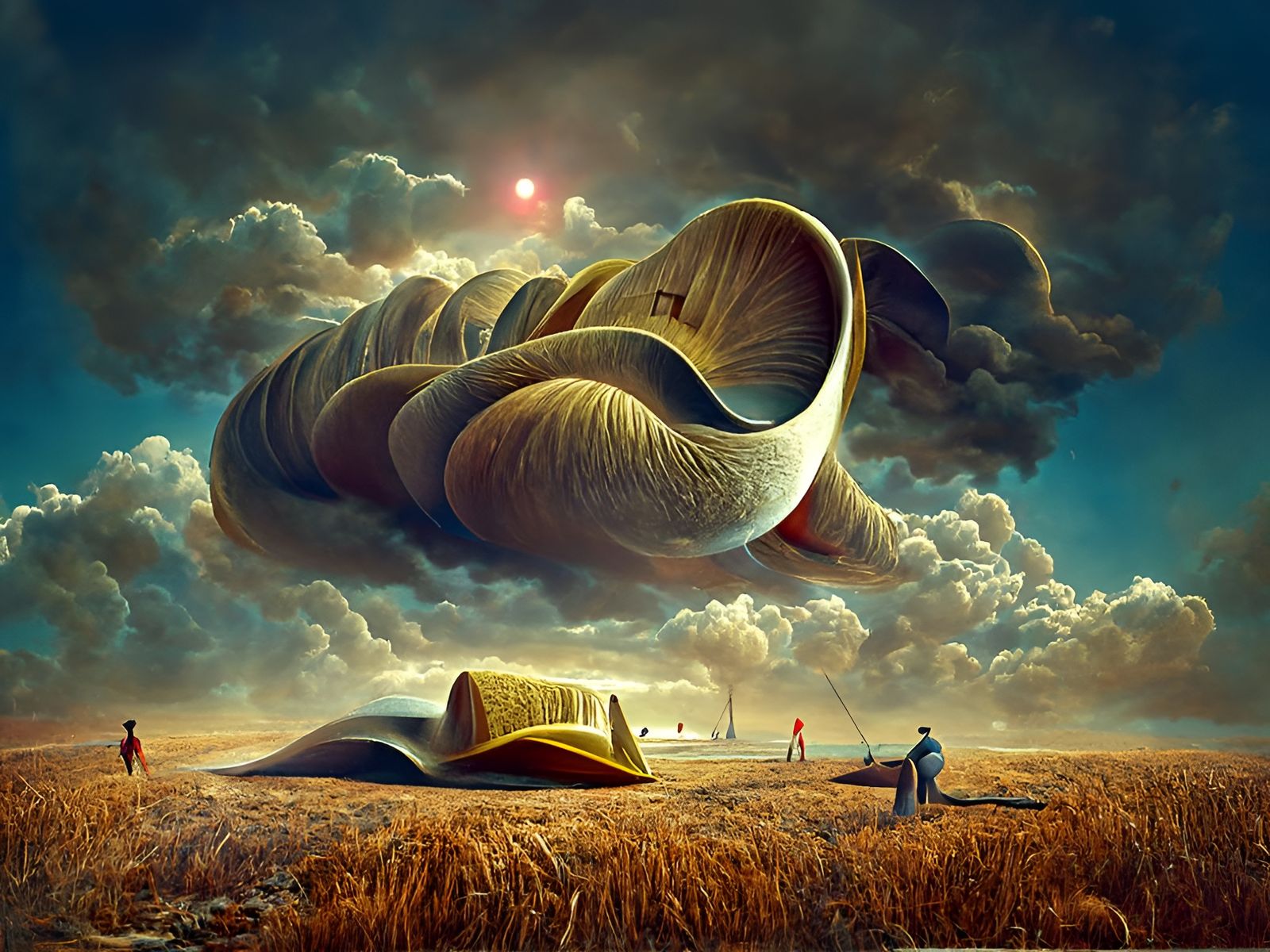 Surreal Landscape of Impossibilities in Digital Art