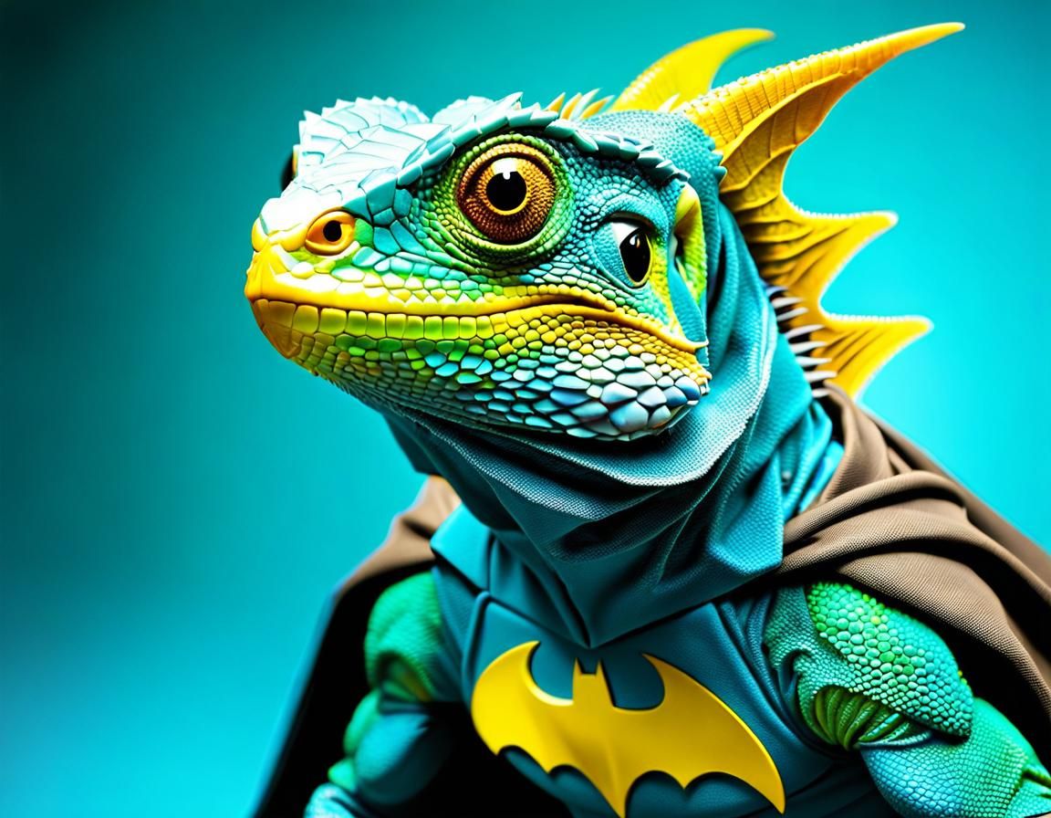 Mutant Creature in Chibi Style with Impasto Lighting