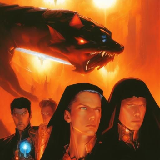 Epic Truce Cover Art in Struzan Style