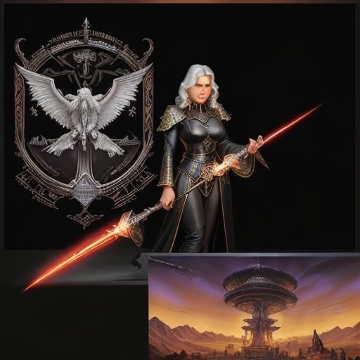 Sith Marauder in Grungy Comic Art Style