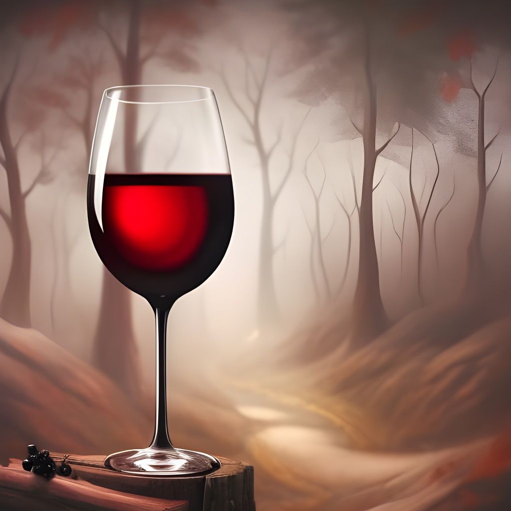 Cozy Cabin Wine in Shadow Forest, Album Cover