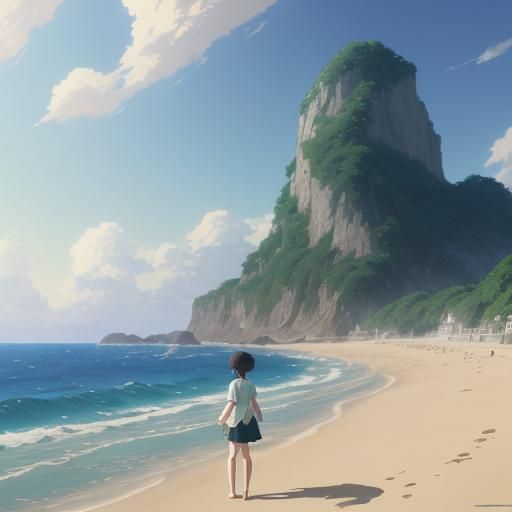Children Playing by the Sea: Anime Key Visual