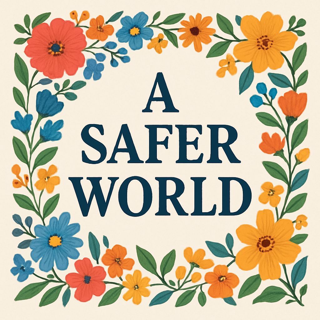 A Safer World Framed by Flowers