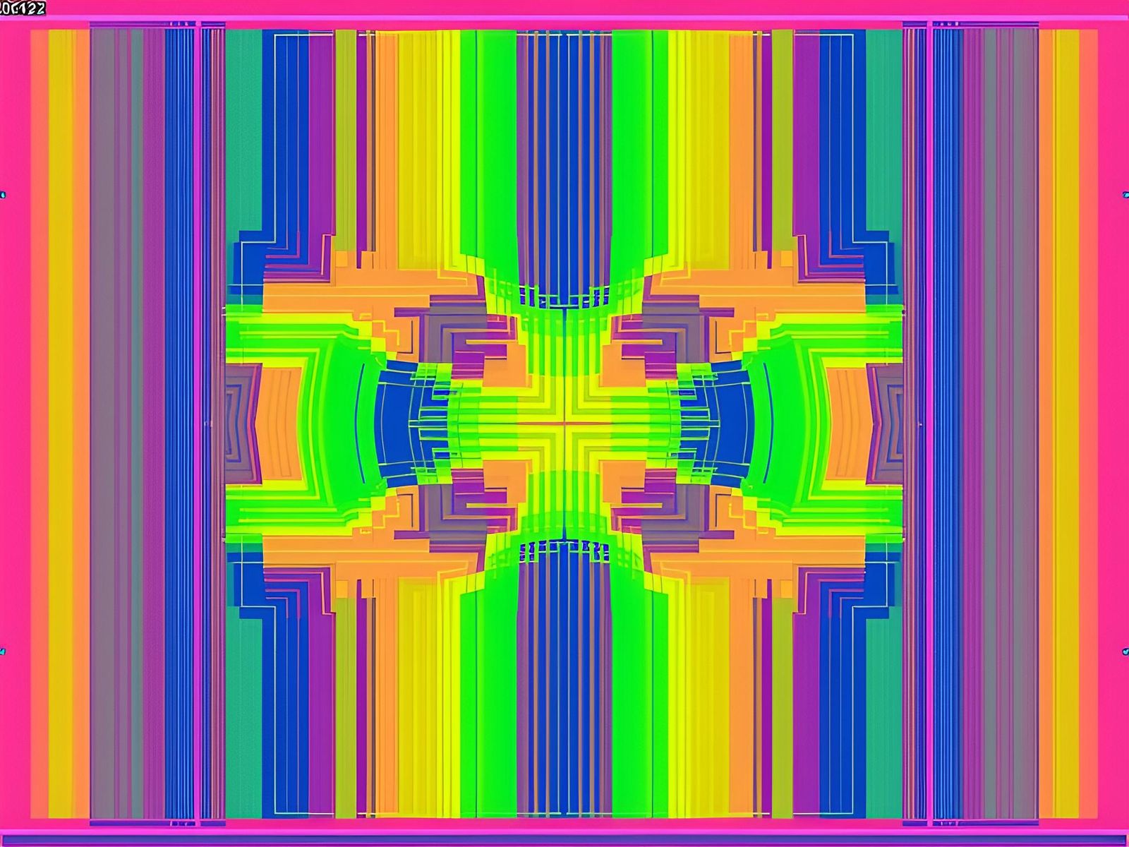 Glitch Pattern Visualization of PowerMind