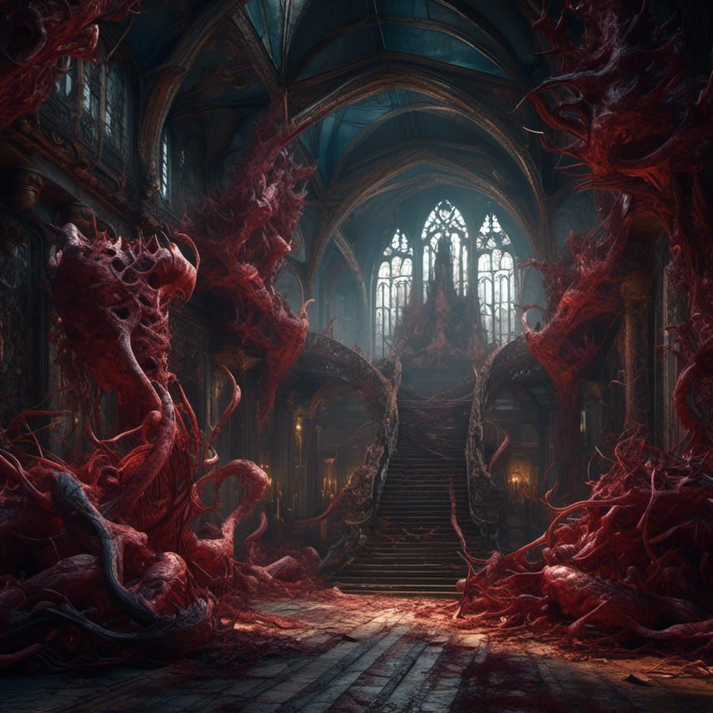 Venom and Carnage Detailed Matte Painting
