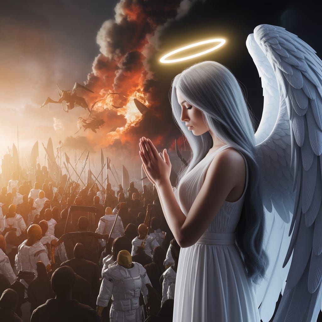 Angel of Light in War-Torn Skies