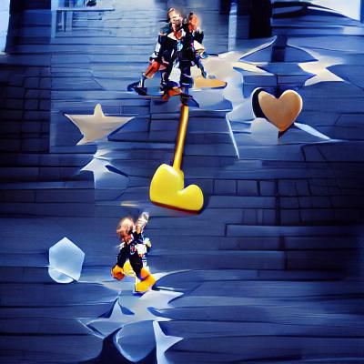 Abstract Heart Symbol on White Background