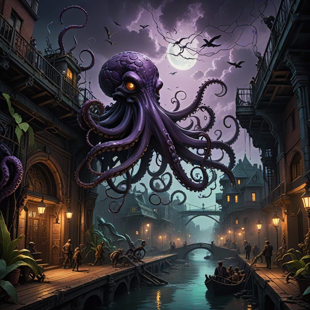 Surreal Ant Civilization and Alien Invasion