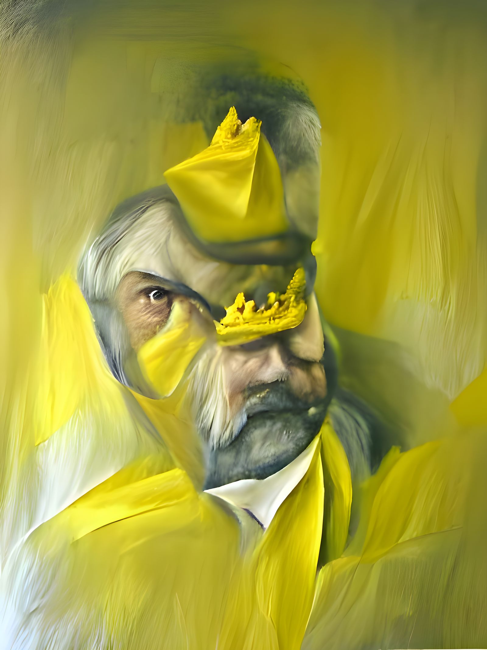King in Yellow: A Surreal Portrait