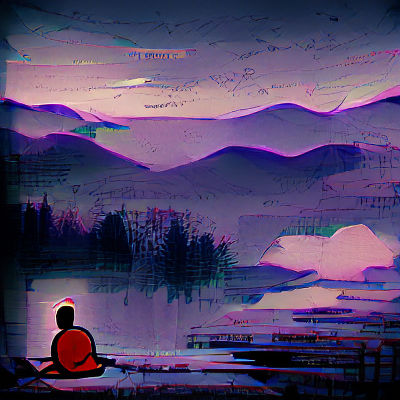 AI Interpretation of Silence: A Blank Canvas