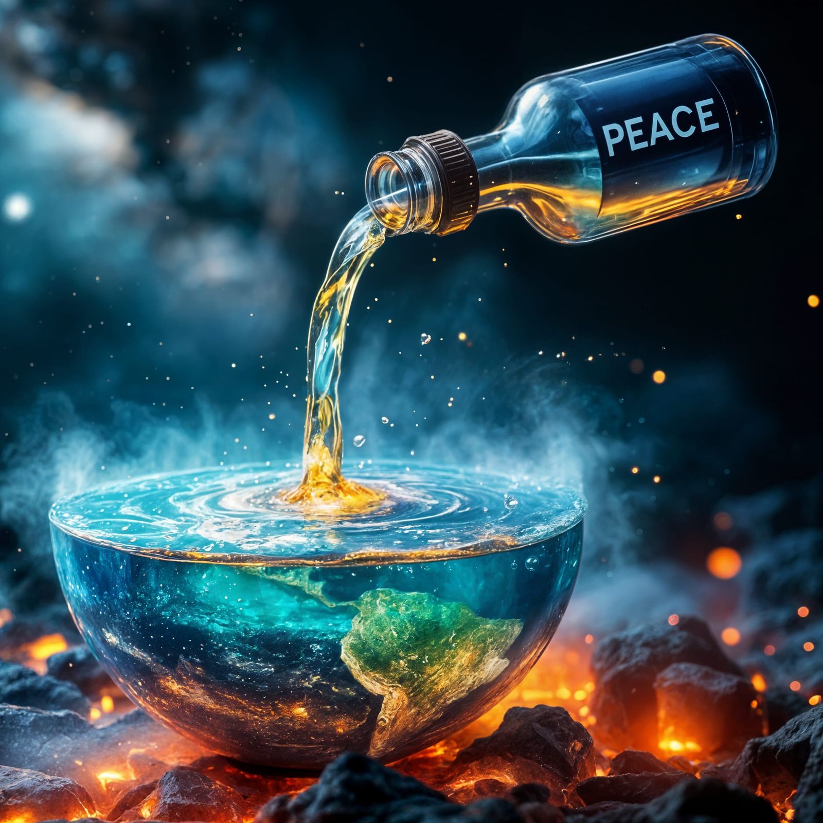 Cosmic Rebirth: A Magical Potion Transforms the Planet