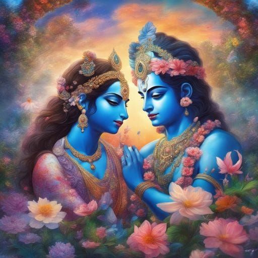 Radha Krishna: A Digital Interpretation