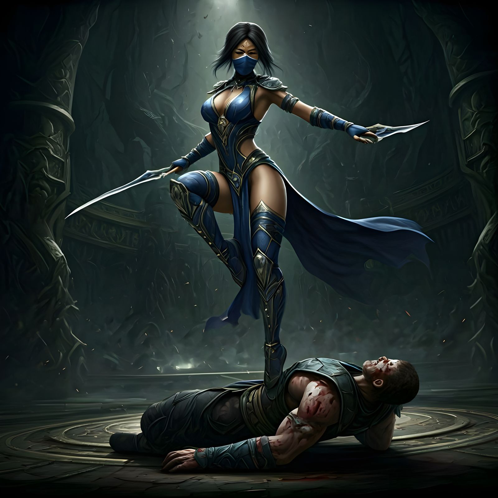 Kitana's Deadly Finishing Move: Mortal Kombat