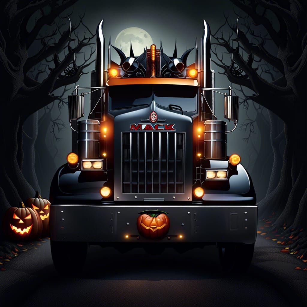 Halloween Fantasy Mack Truck